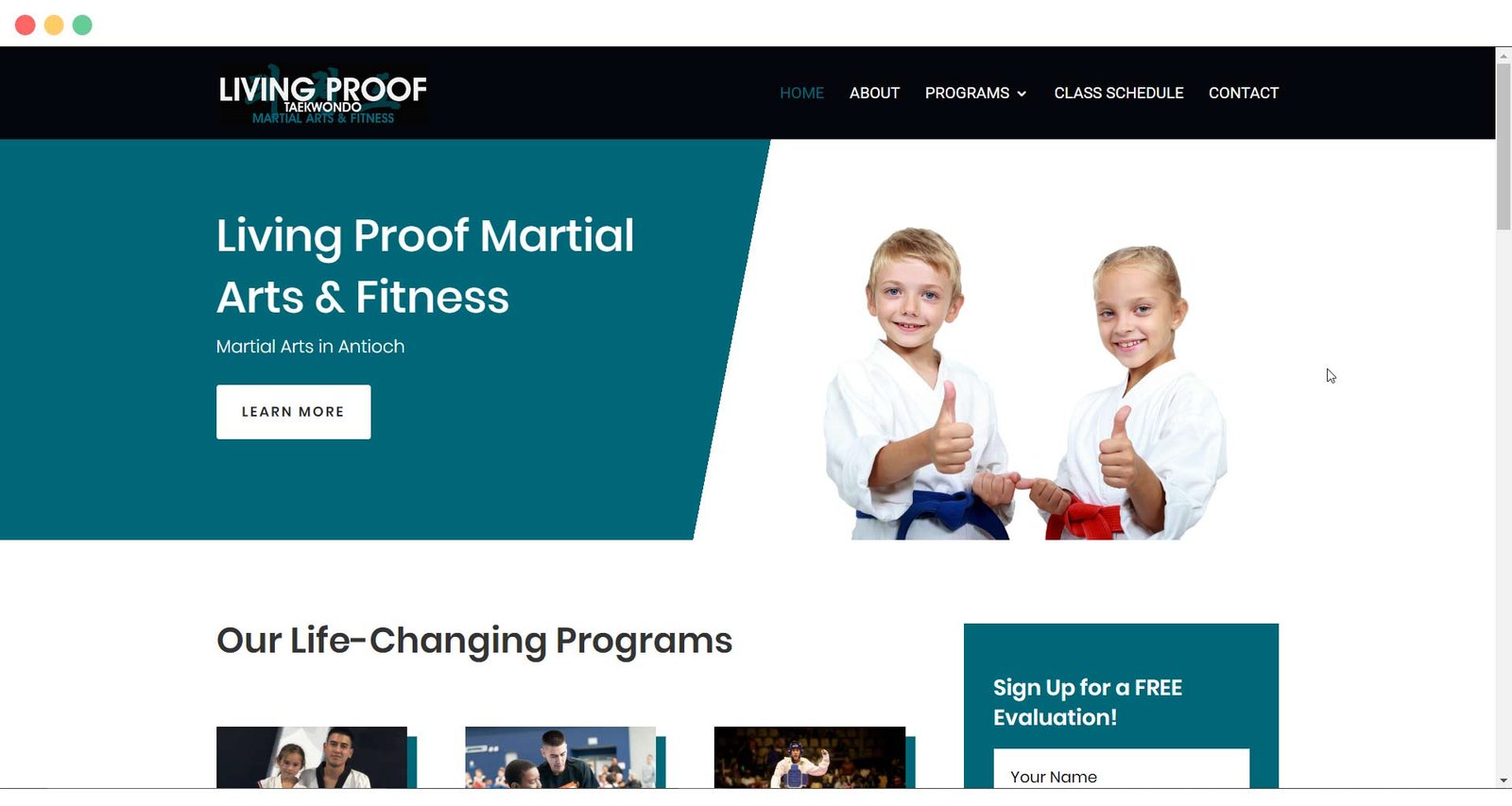 living-proof-martial-arts-website-page